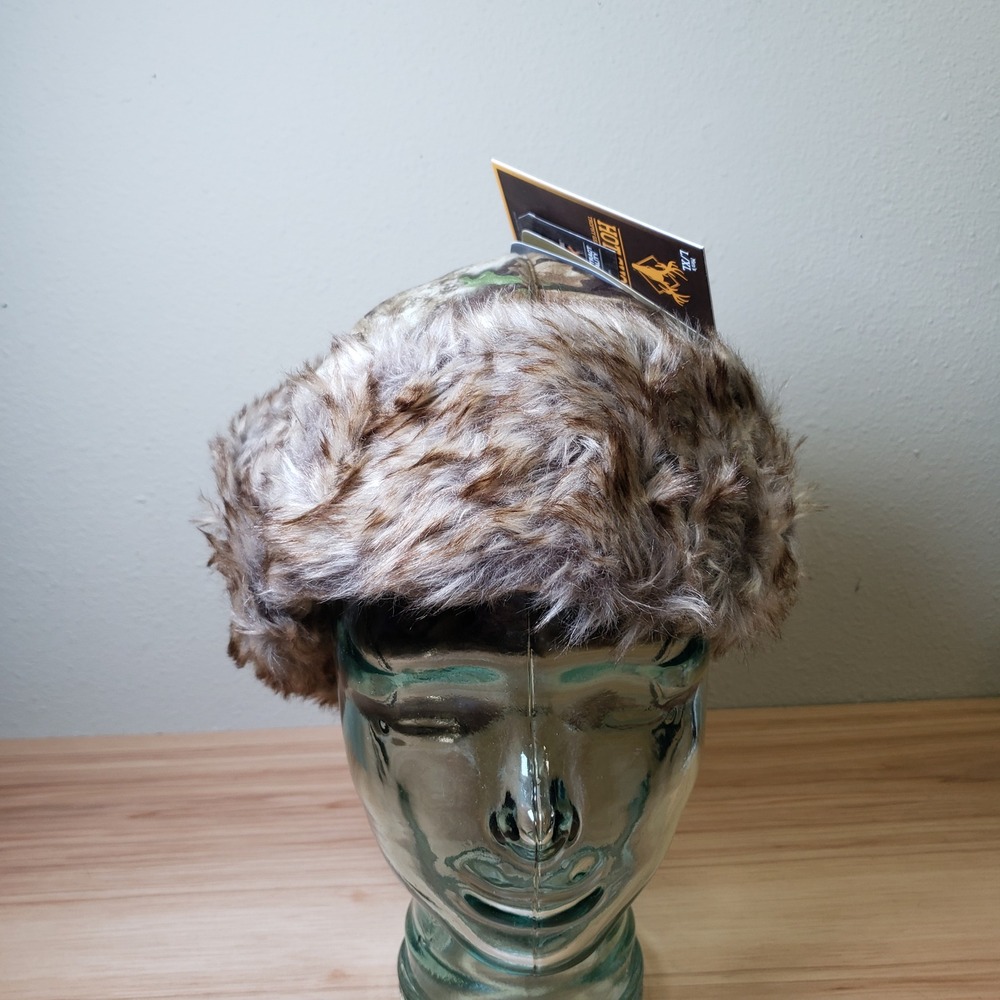 Hot Shot Men's Size L/XL Trapper Hat‎ Real Tree APX Green Camoflauge Winter NWT - Picture 4 of 16